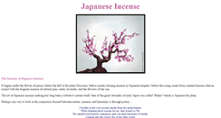 Desktop Screenshot of japanese-incense.com